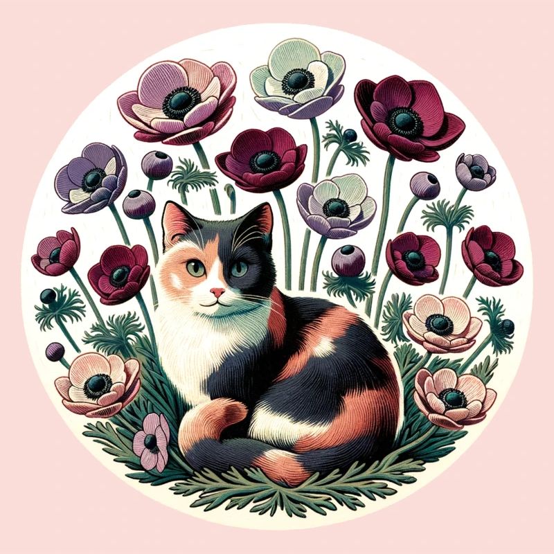 Chat calicot