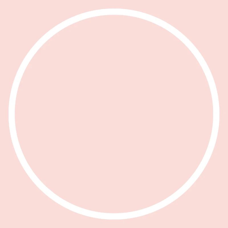 Cercle rond blanc