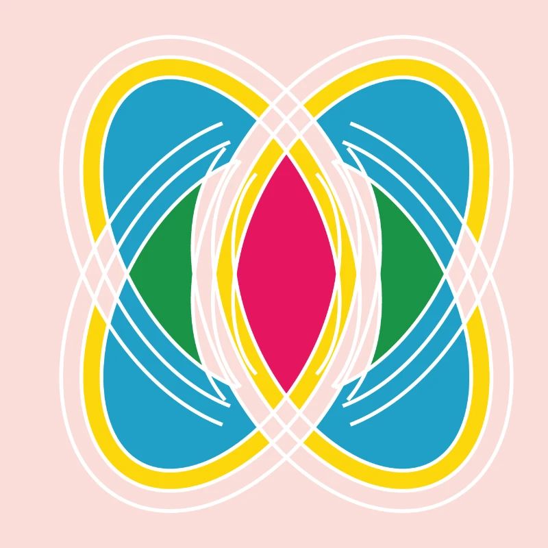 Abstract with different colors and patterns