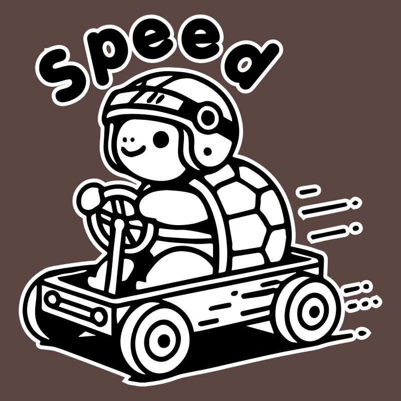 Turtle Racing une caisse à savon - Design « Speed »