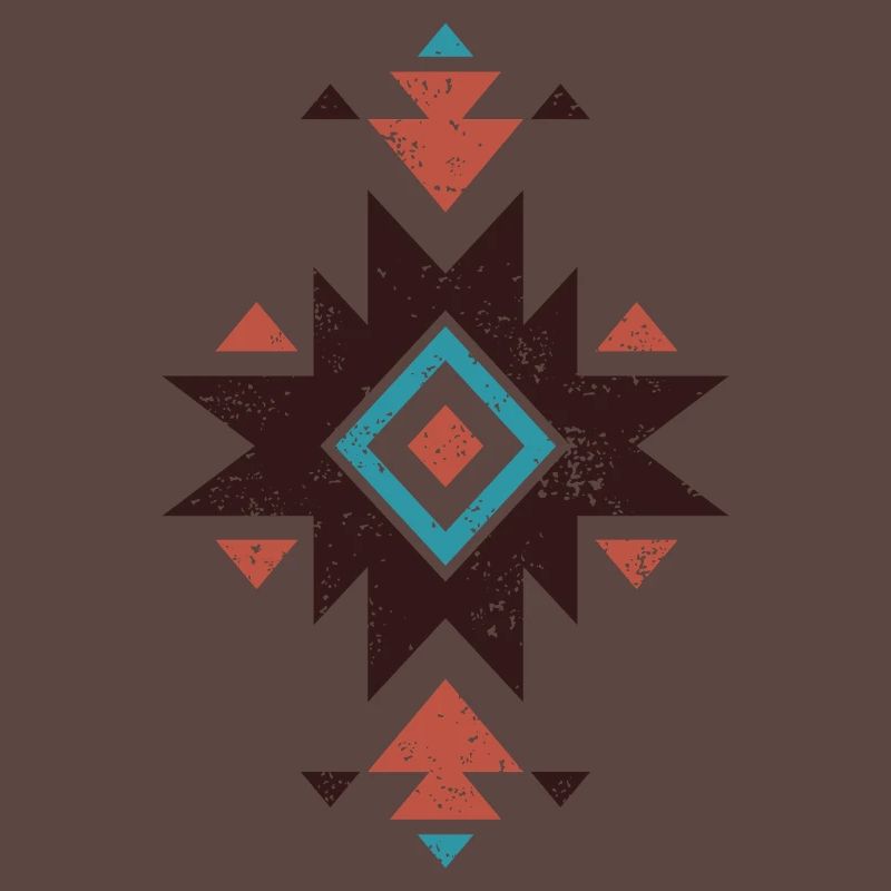 Boho-Diamant-Emblem