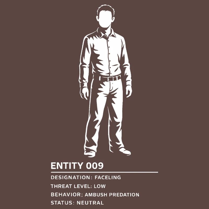Backrooms Entity 9 white