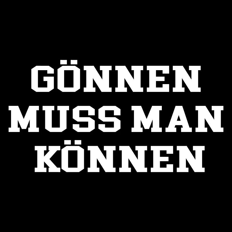gönnen muss man können