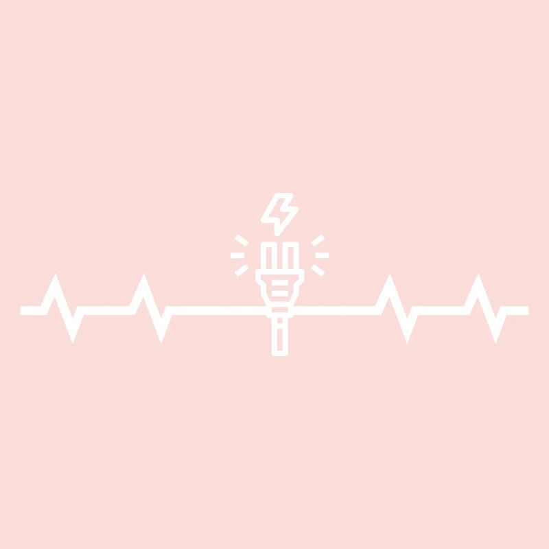 Heartbeat socket electrician electrical engineering E