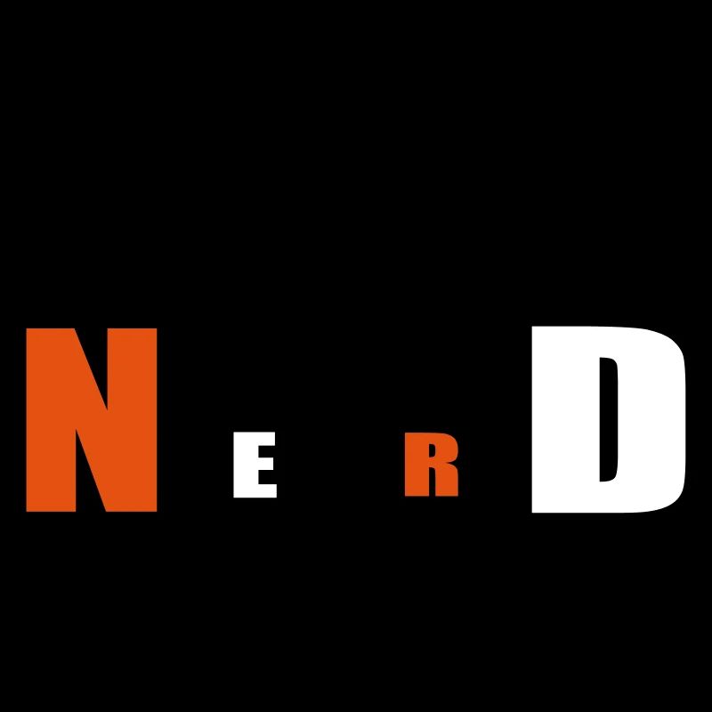 Nerd lustiges Logo
