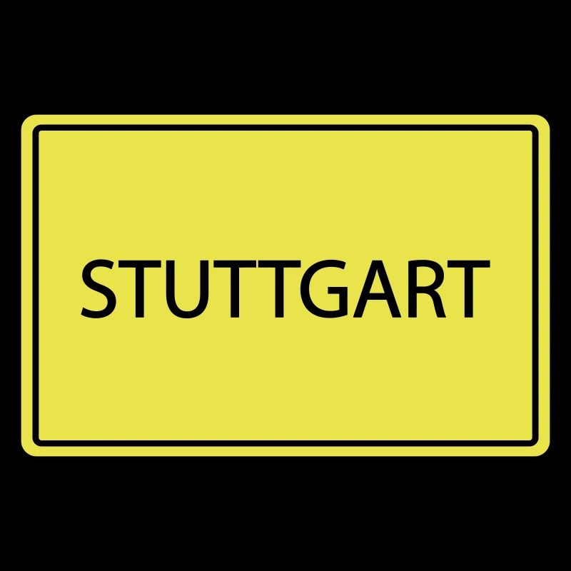 ortsschild stuttgart