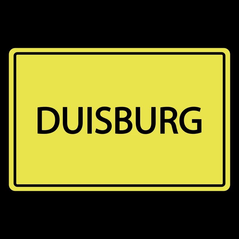 Panneau de la ville Duisbourg