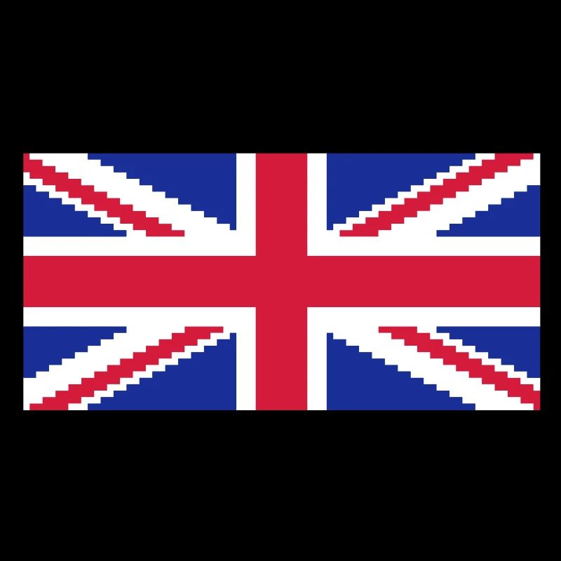Union Jack Flag UK Pixel