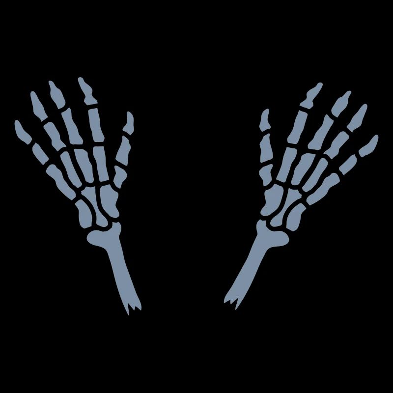 Severed Skeleton Hands Bones