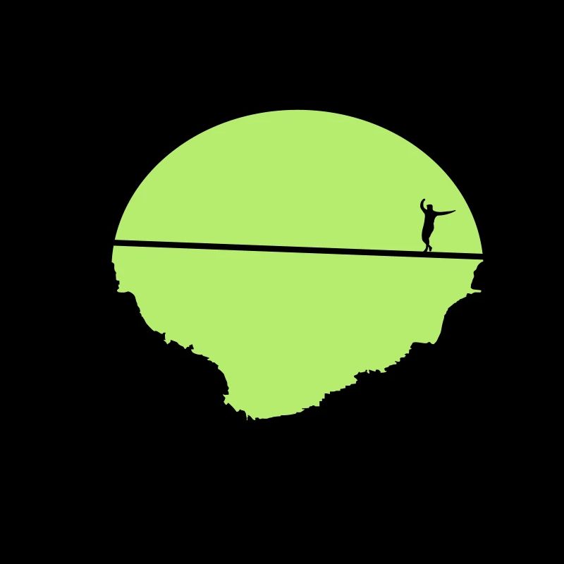 Slackline, Highline, slacklining