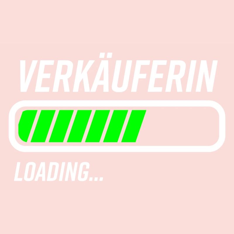 Verkäuferin Loading Ladebalken