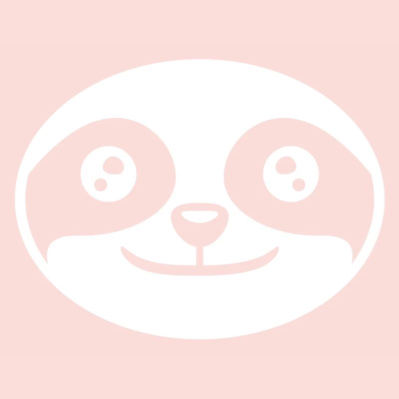 Head round sloth face