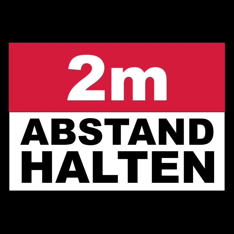 2m Abstand halten