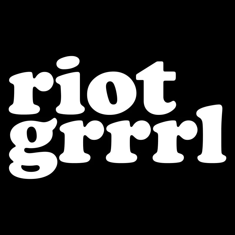 Riot Grrrl Typografie