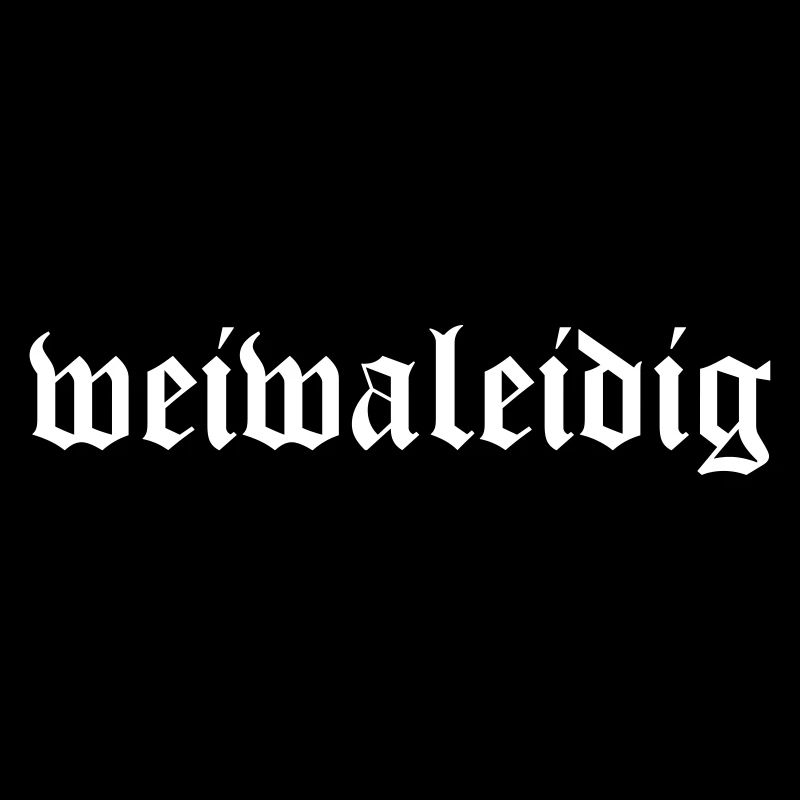 weiwaleidig - Tyrolean dialect for apron hunters