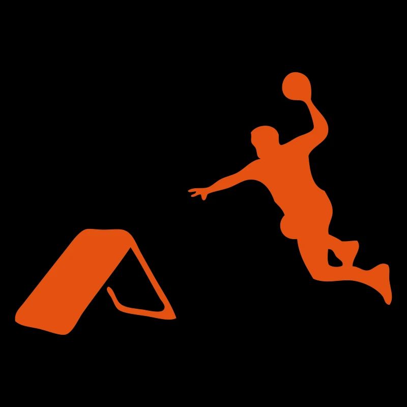 tchoukball silhouette ombre