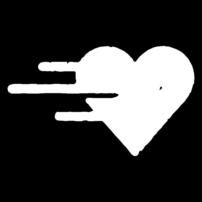 Heart with lines