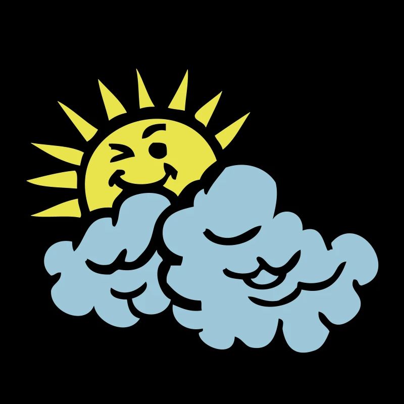 Wolke Lächeln Sonne