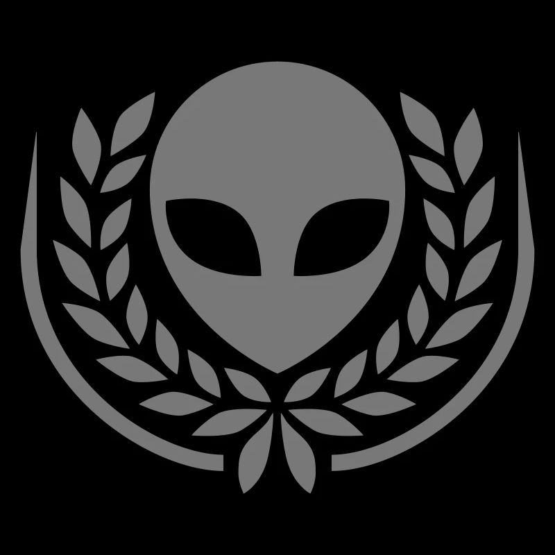 Lorbeerkranz Alien Wappen Emblem