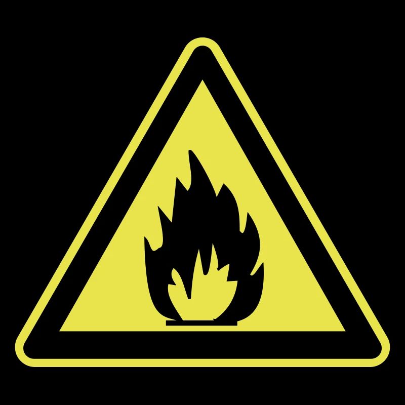 inflammable sign