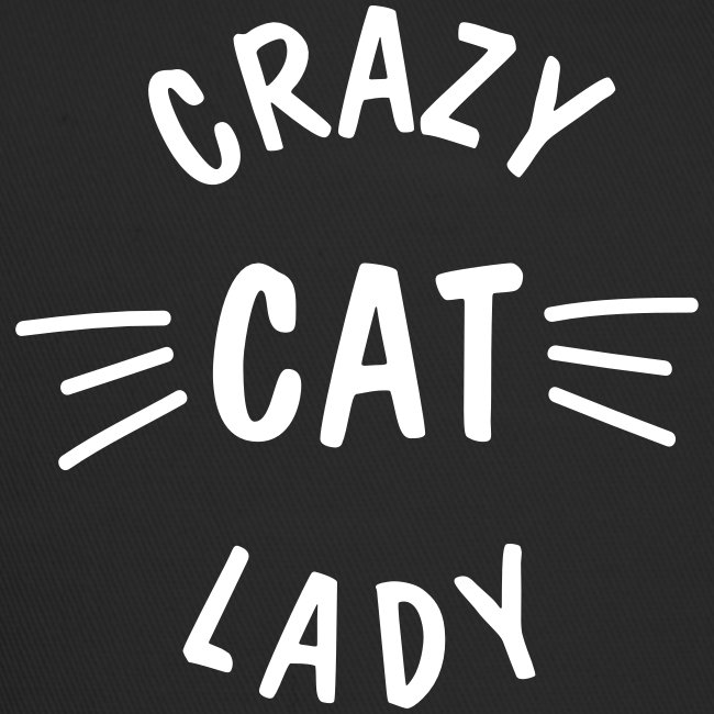 Vorschau: Crazy Cat Lady meow - Trucker Cap