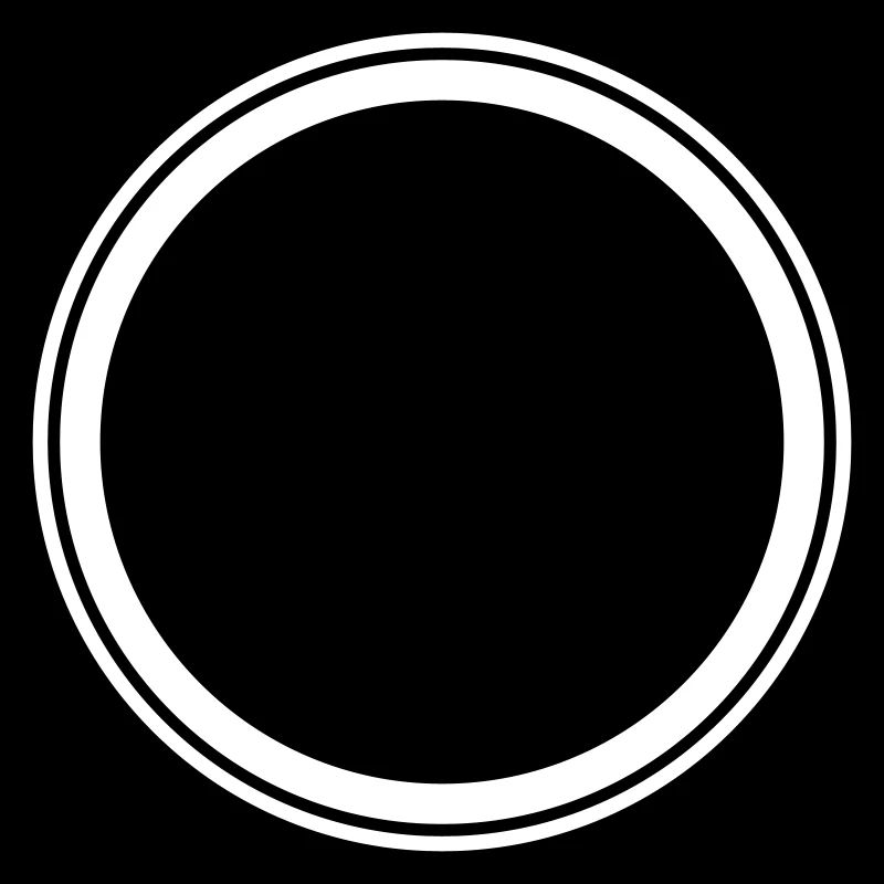 Circle empty symbol placeholder