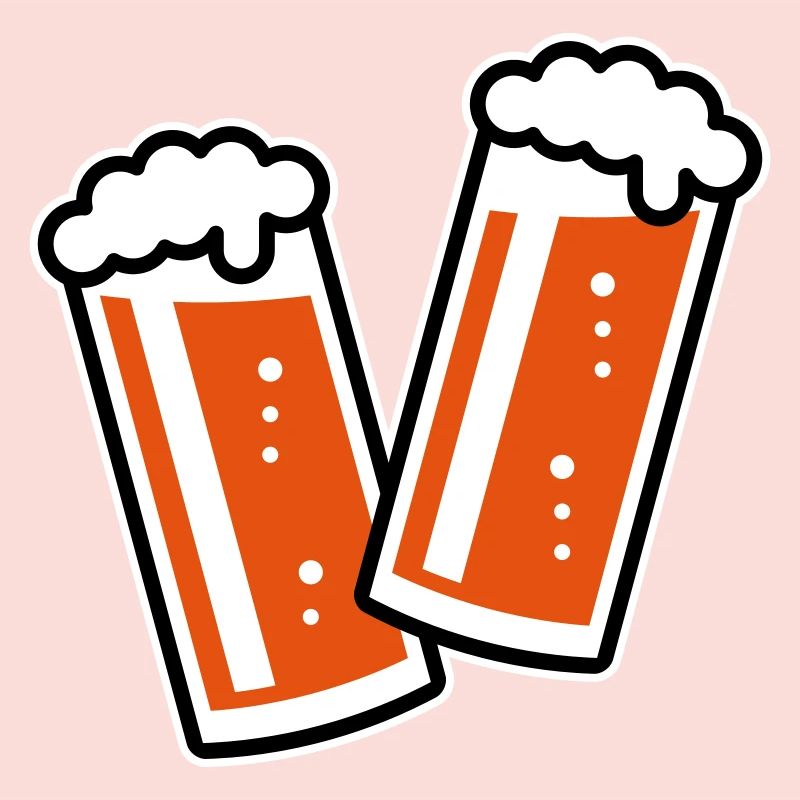 2 Altbiergläser Stoßen An (Bier / Altbier / 3C)