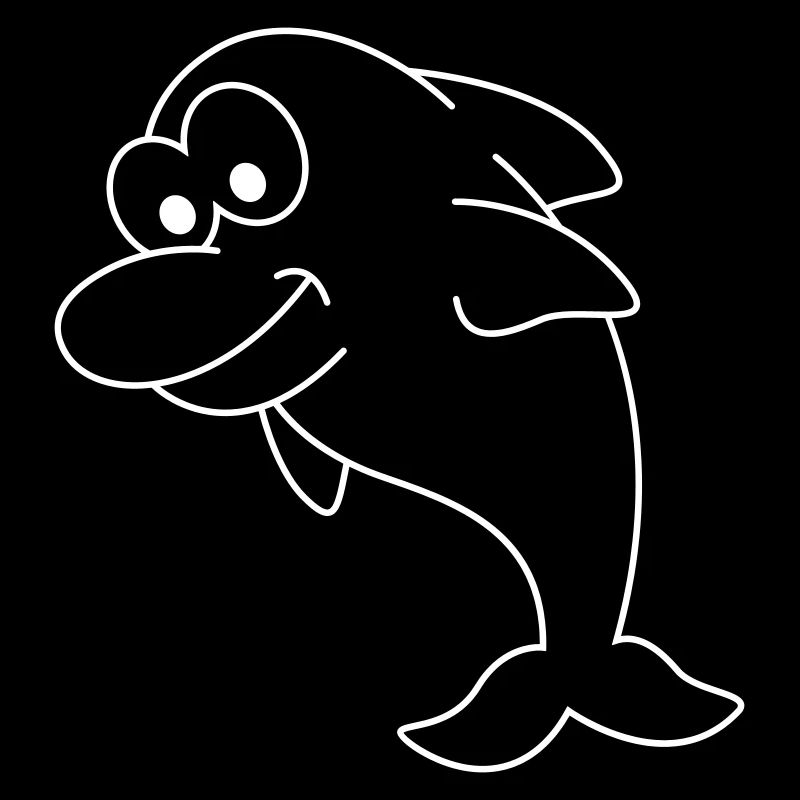 Dolphin Comic Animal