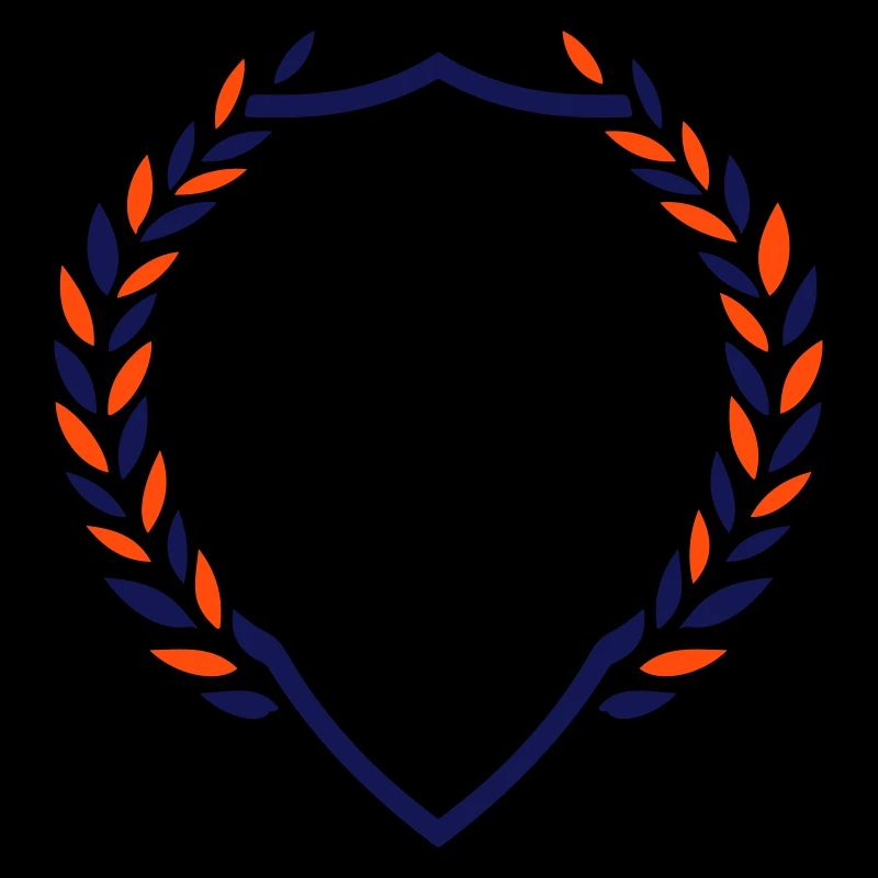 Schild Kranz Symbol Wappen