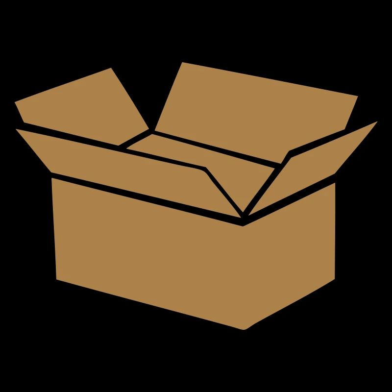 cardboard box drawing 0