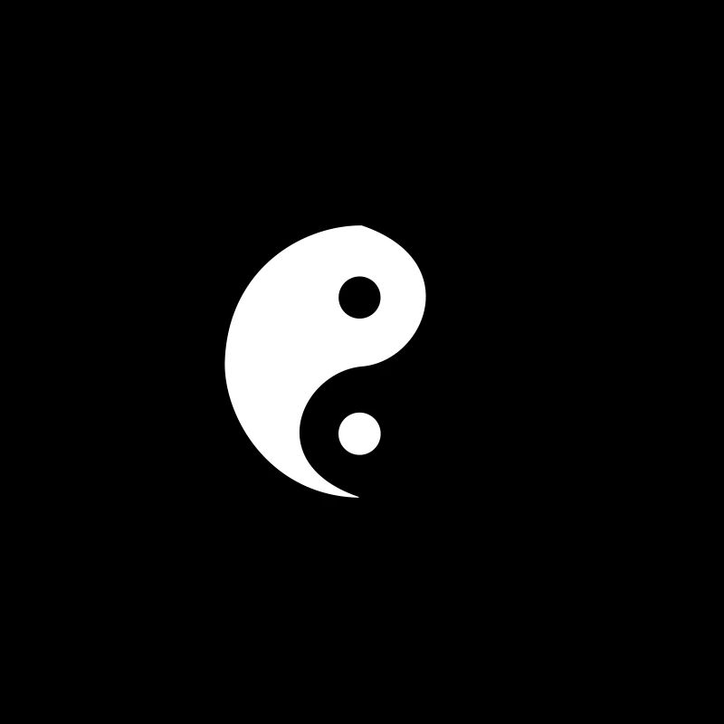 Yin Yang Sonne Symbol Zeichen