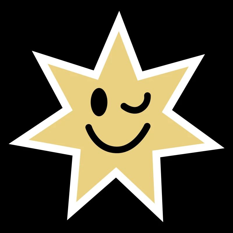 Sourire petite étoile - Design de Noël