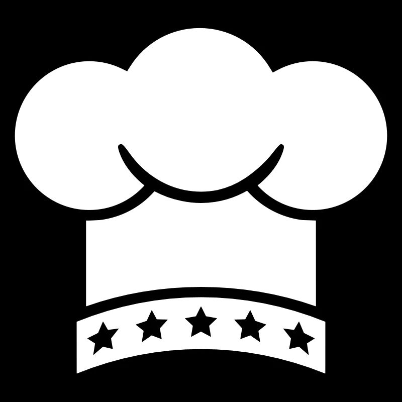 Chapeau de chef 5 étoiles Cuisine Master Chef Cool