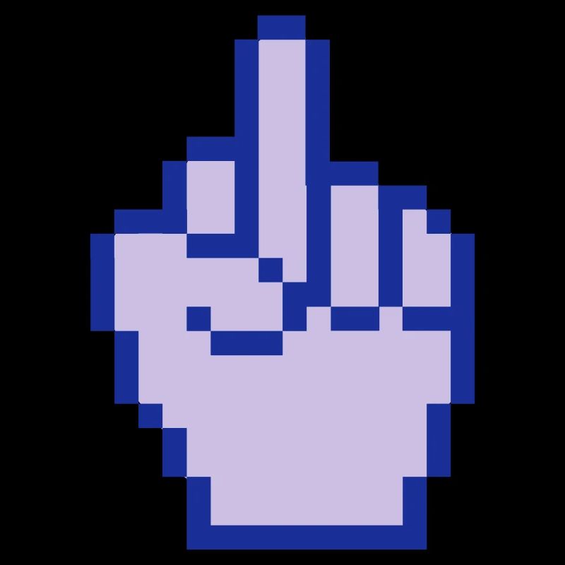 Doigt d’honneur Pixel