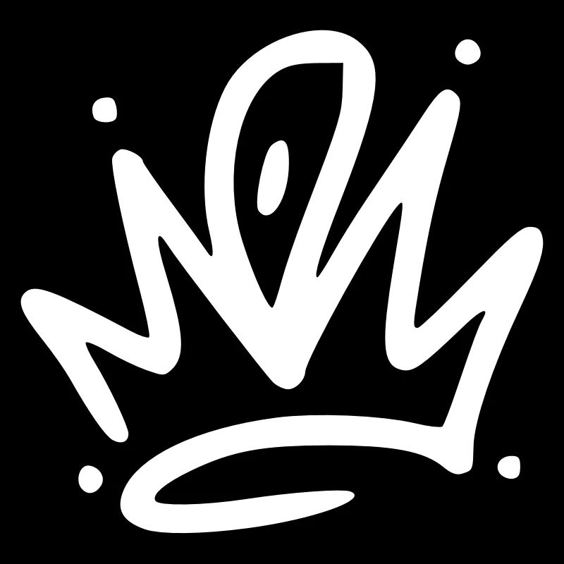 Emoji crown crowns sketch white