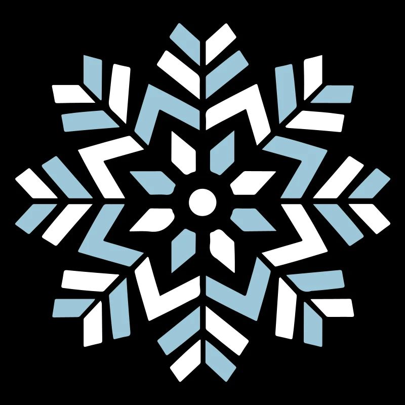Icône d’hiver flocon de neige