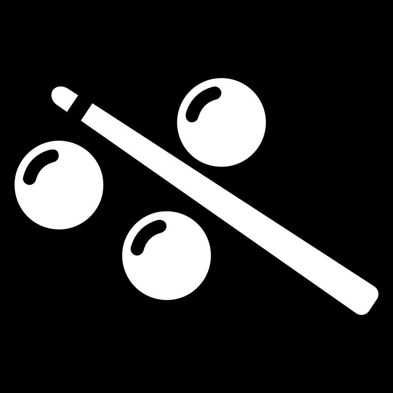 Icône de symbole de billard