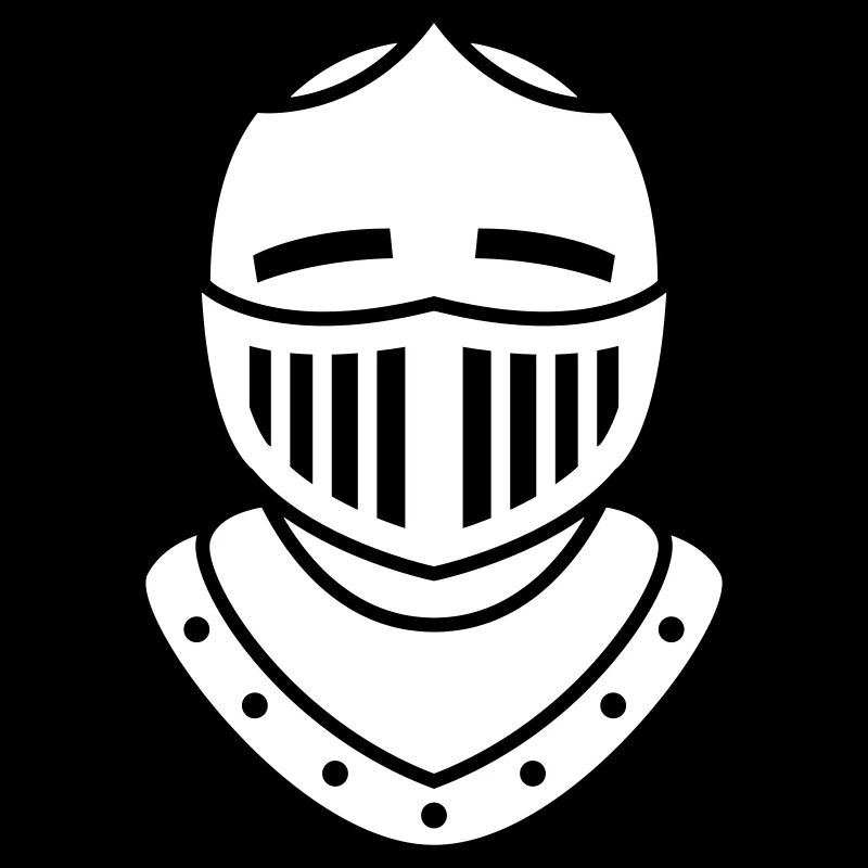 Casque de chevalier