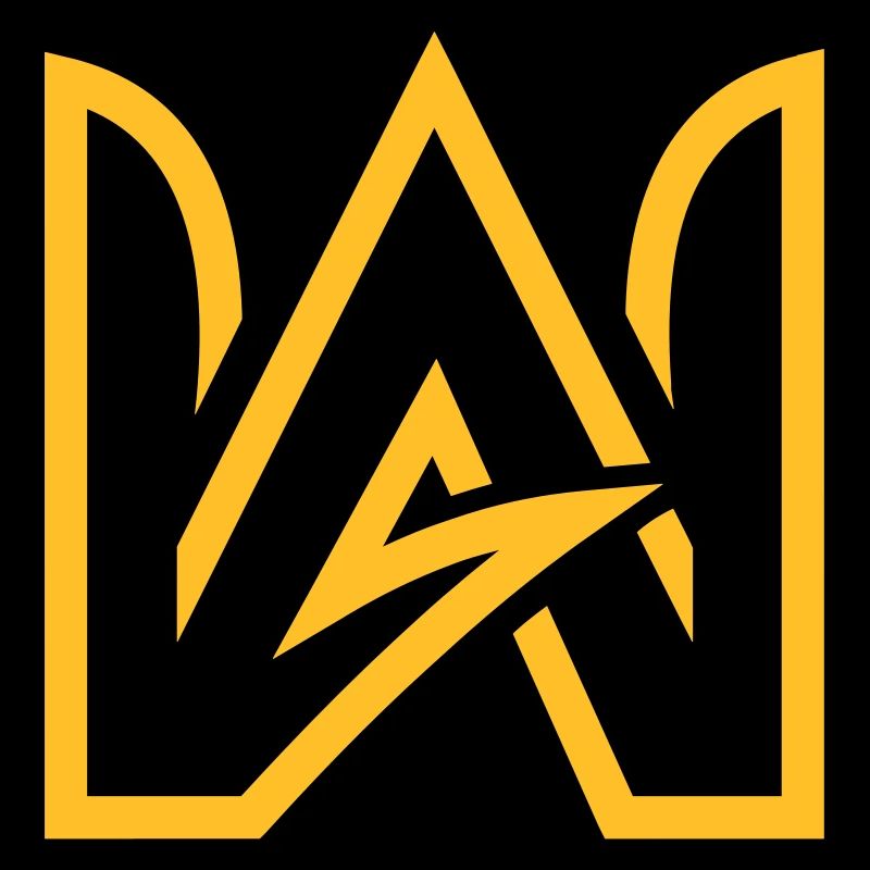 AW Monogramm aus den Buchstaben A und W