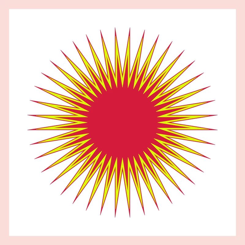 Explosion de vente rouge et jaune