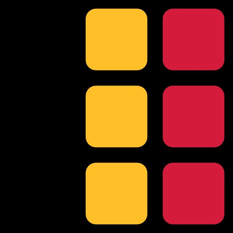 Flagge (Vertikal) Quadrate VEKTOR