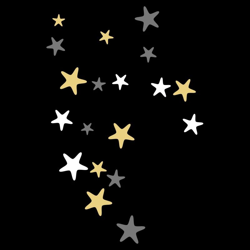 Étoiles de Noël - trois couleurs