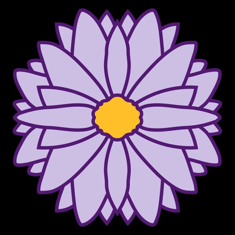 Runde Hübsche Blume Design