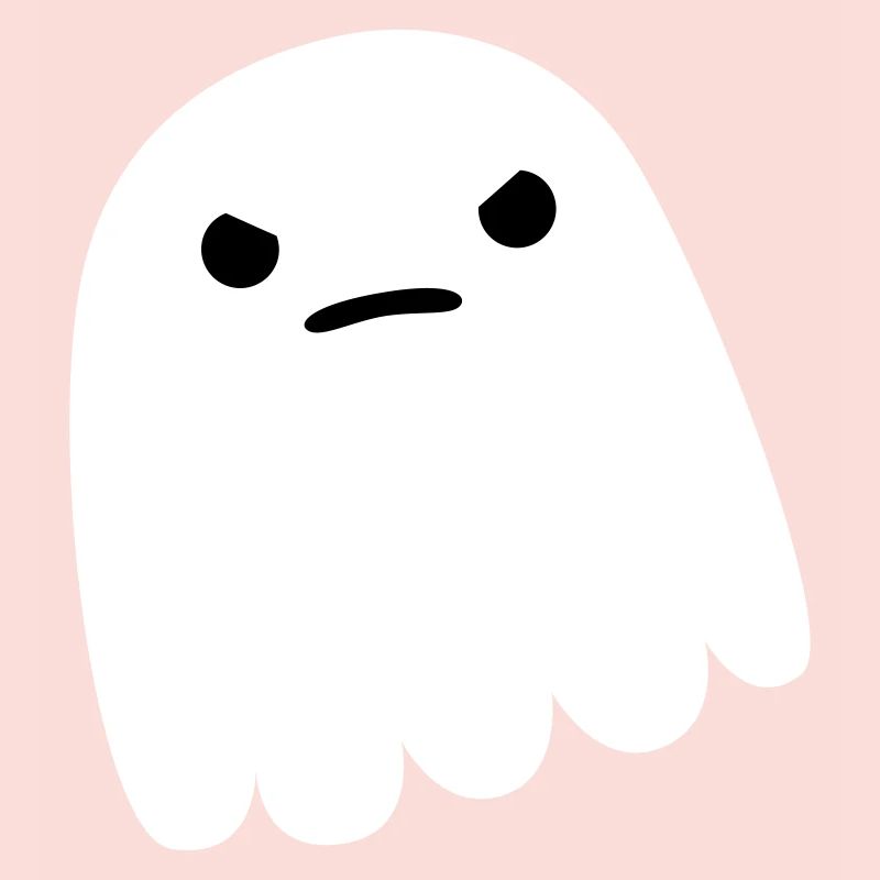 Very unhappy ghost (angry Ghost)