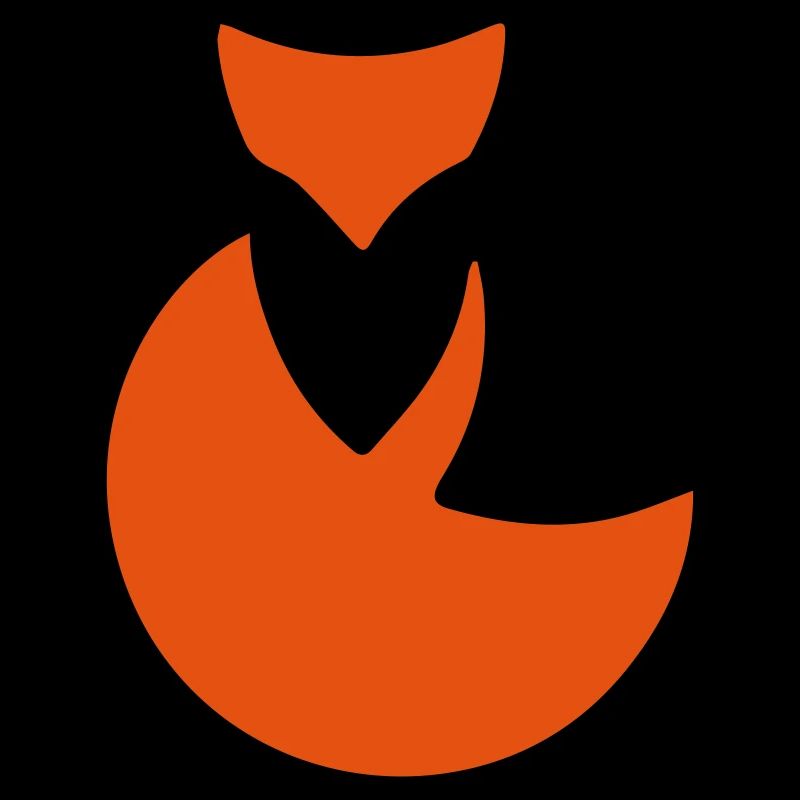 Fox, Silhouette, Foxes, Illustration, Orange