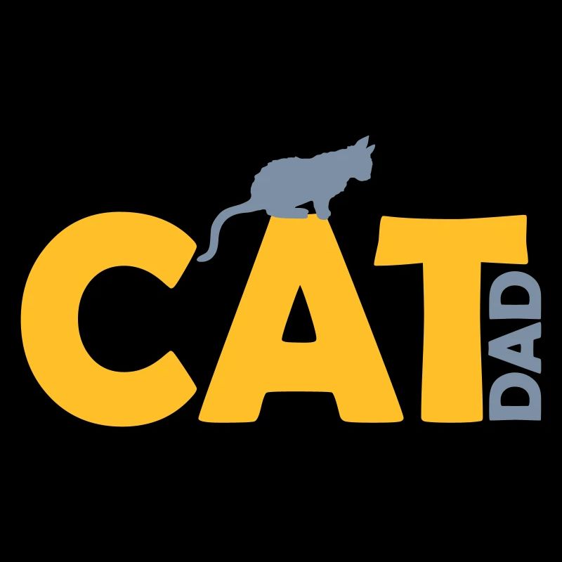 Cat Dad Logo Design