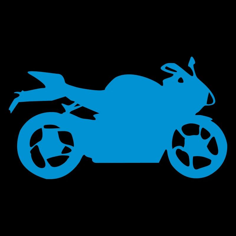 Silhouette de moto