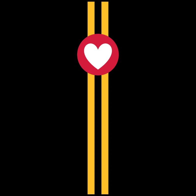 ★ couleurs de conception interchangeables ★ 2 lignes, cercle et coeur