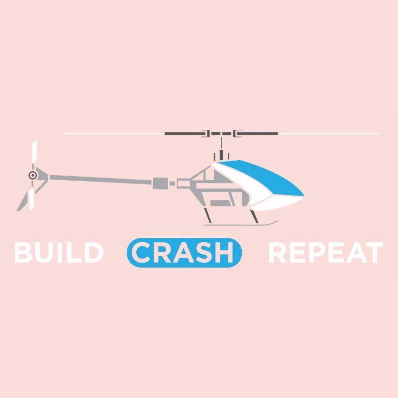RC Helicopter Hélicoptère Modèle modèle Crash Pilot