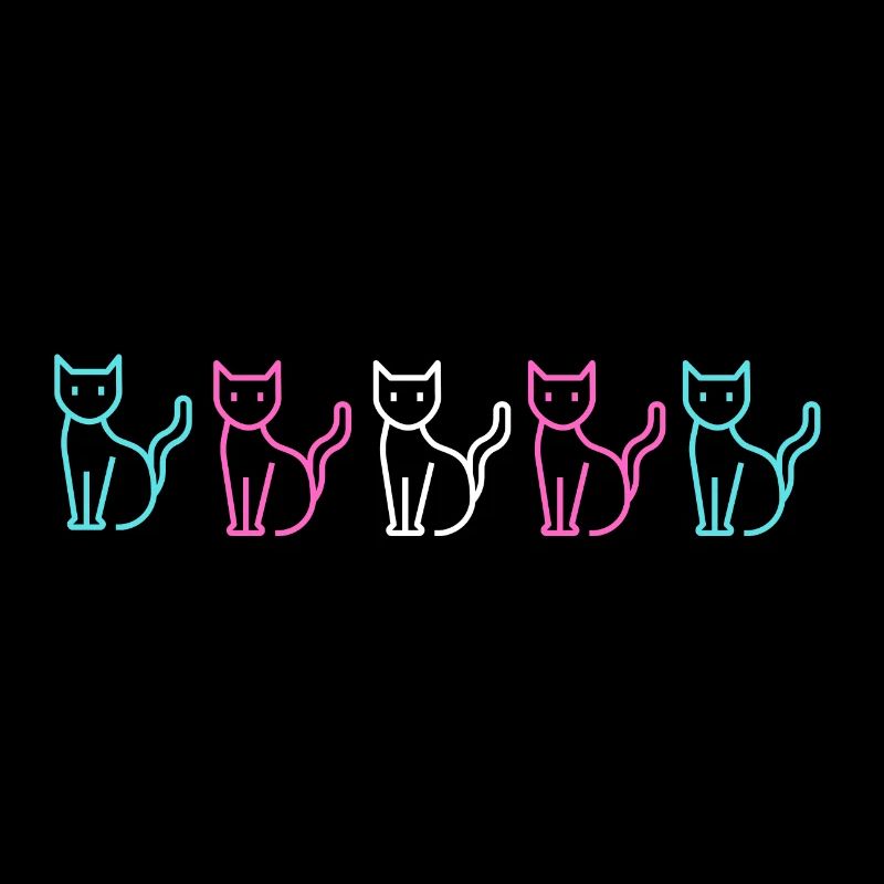 Subtle trans Pride Cats, transgender cats
